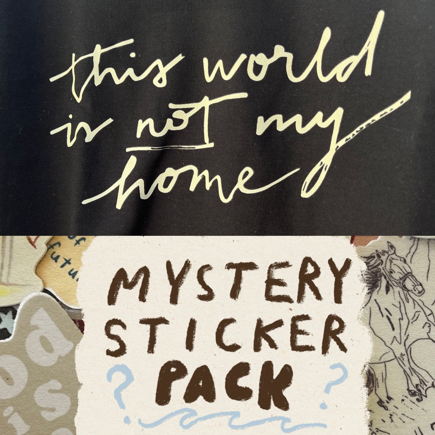 Crewneck + Mystery Sticker Pack Bundle