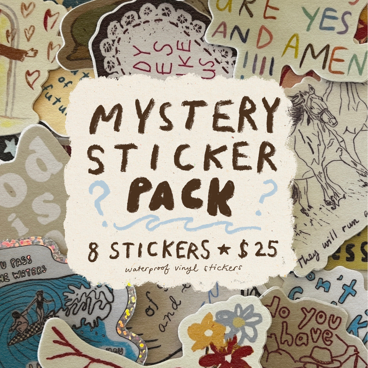 Mystery Sticker Pack ★ 8 Surprise Stickers