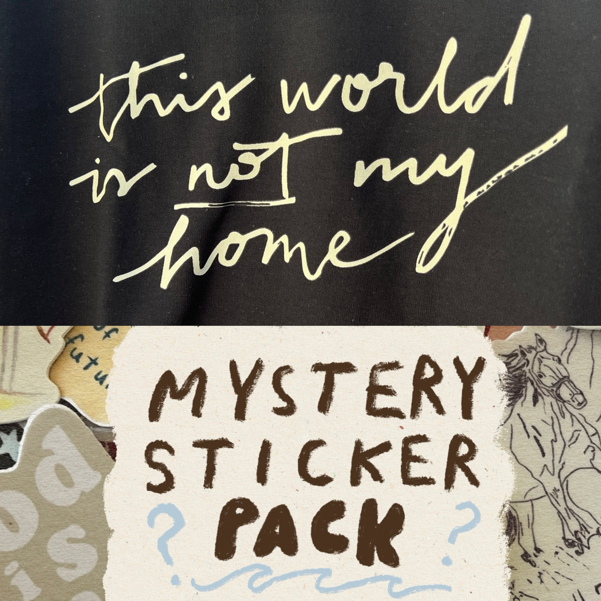Crewneck + Mystery Sticker Pack Bundle