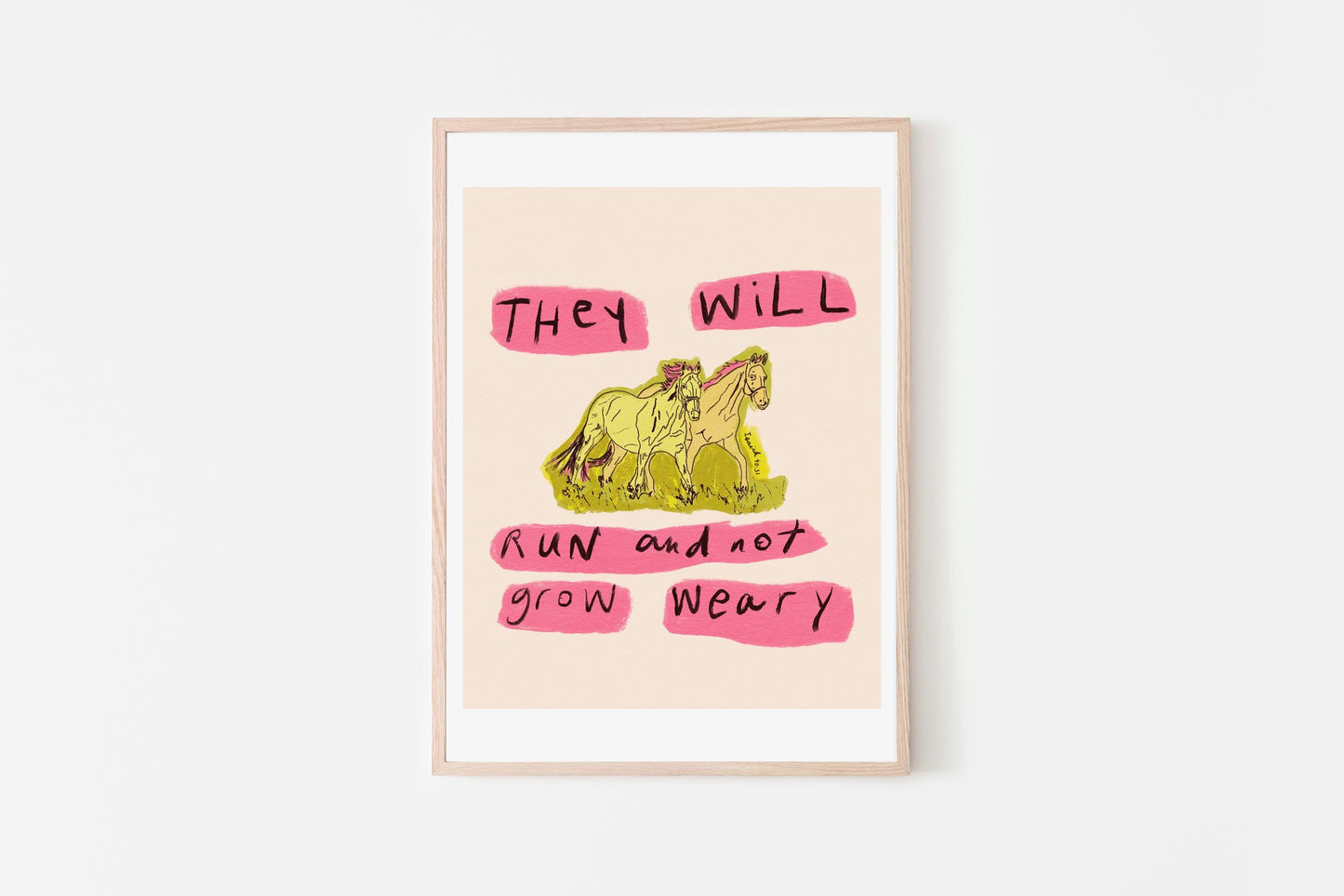 They will RUN and not grow weary